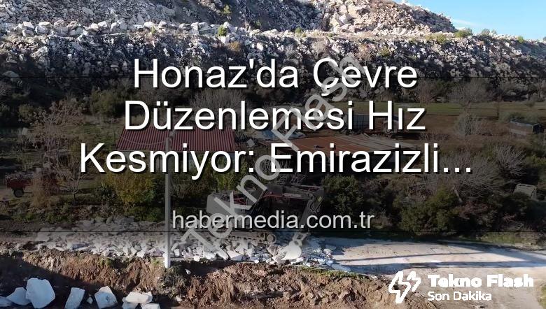 çevre düzenlemesi - Honaz'da Yaşam Alanları Dönüşüyor: Emirazizli Mahallesi'nde Kapsamlı Çevre Düzenlemesi Başladı