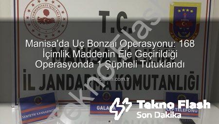 Manisa’da Uç Bonzai Operasyonu: 168 İçimlik Maddenin Ele Geçirildiği Operasyonda 1 Şüpheli Tutuklandı