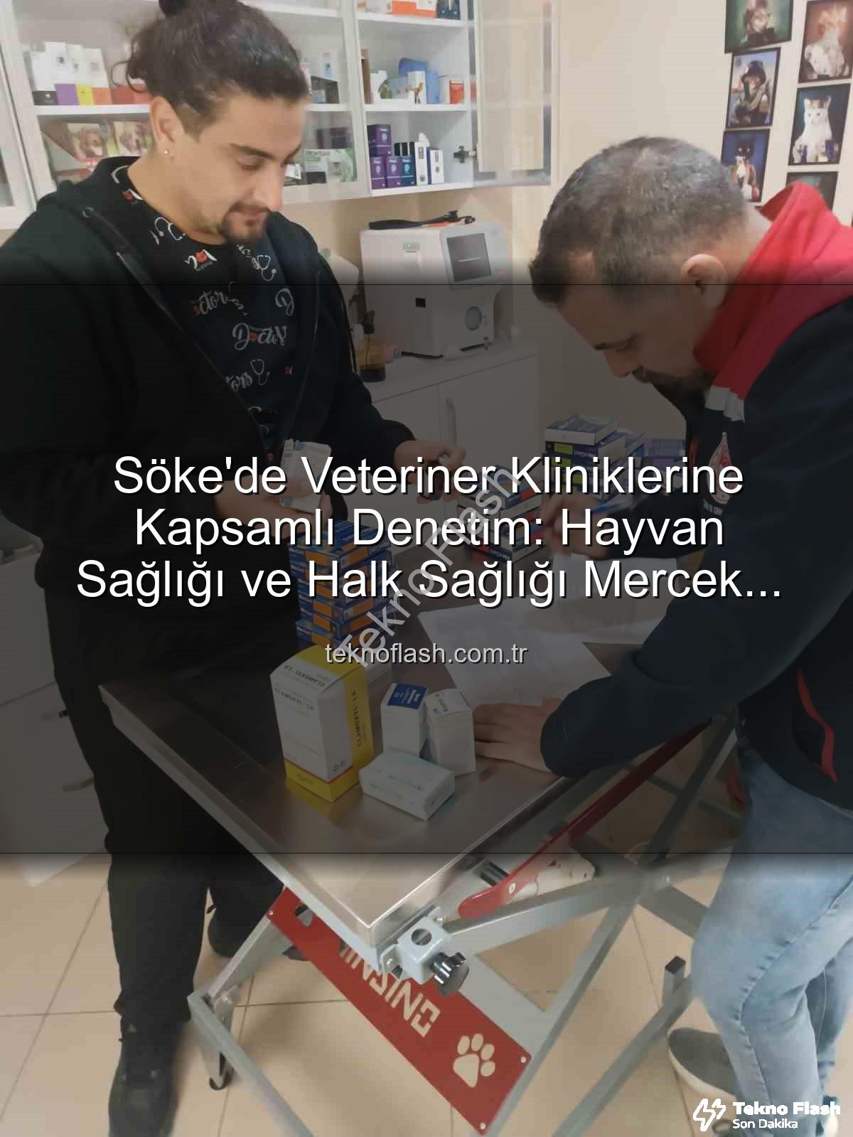 veteriner klinik denetimi - Söke'de Veteriner Kliniklerine Kapsamlı Denetim: Hayvan Sağlığı ve Halk Sağlığı Mercek Altında