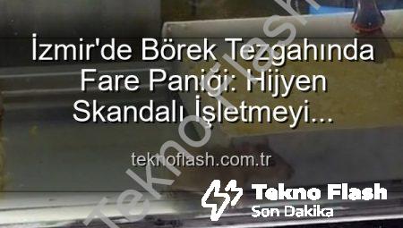İzmir’de Börek Tezgahında Fare Paniği: Hijyen Skandalı İşletmeyi Mühürletti!