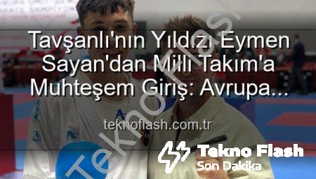 Tavşanlı’nın Yıldızı Eymen Sayan’dan Milli Takım’a Muhteşem Giriş: Avrupa Şampiyonası Vizesi!