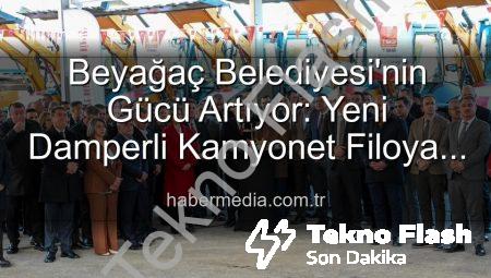 Beyağaç Belediyesi’nin Gücü Artıyor: Yeni Damperli Kamyonet Filoya Katıldı!