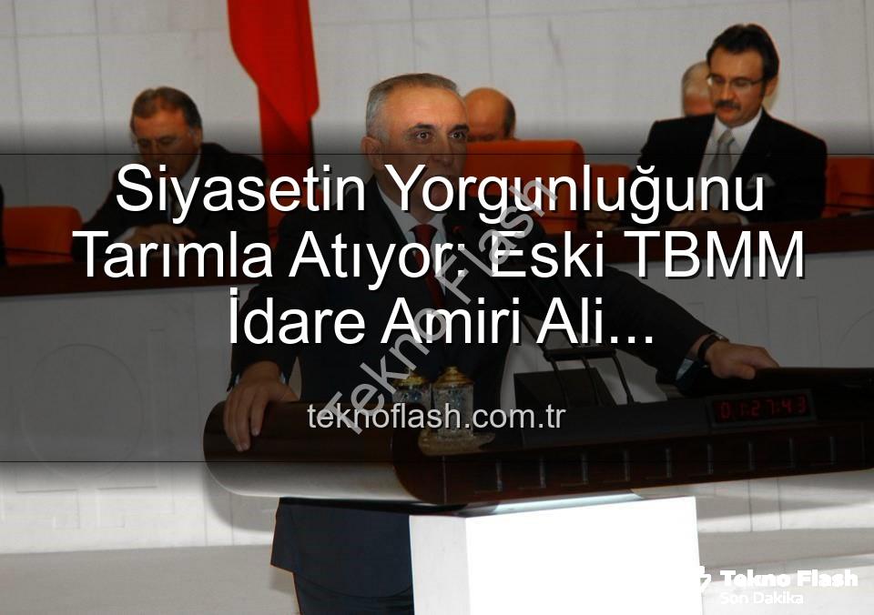 Ali Uzunırmak tarım - Siyasetin Yorgunluğunu Tarımla Atıyor: Eski TBMM İdare Amiri Ali Uzunırmak'tan Toprakla Buluşma