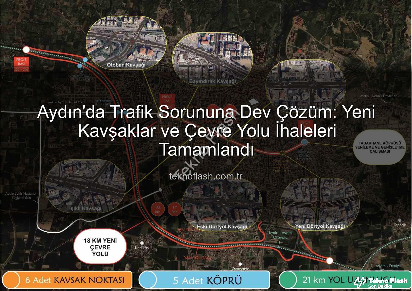 Aydın trafik sorununa çözüm - Aydın'da Trafik Sorununa Dev Çözüm: Yeni Kavşaklar ve Çevre Yolu İhaleleri Tamamlandı